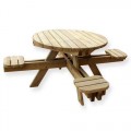 441 – Piknik Masası – (Dairesel)
