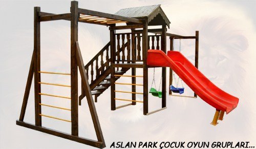 Ahşap Metal Çocuk Oyun Parkları, 