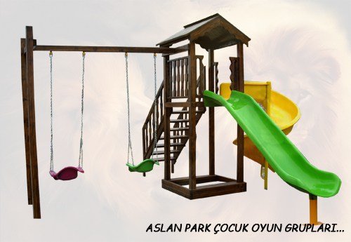 Ahşap Çocuk Oyun Parkı